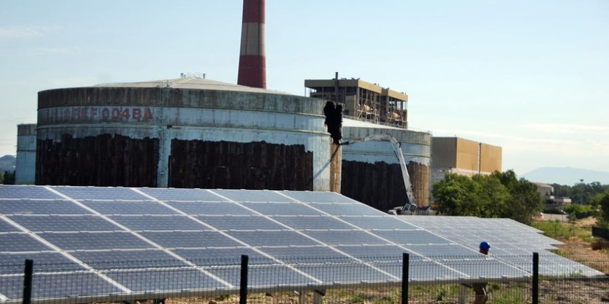 La transformation du centre de production thermique d’Aramon