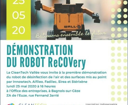 Démonstration du robot ReCOVery