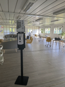 distributeur de gel connecté iot cleantech vallée cleantech booster occitanie gard