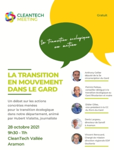 #CleanTechMeeting               La transition écologique en mouvement dans le Gard