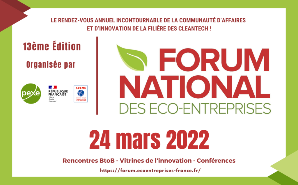 Rendez-vous au forum national des éco-entreprises