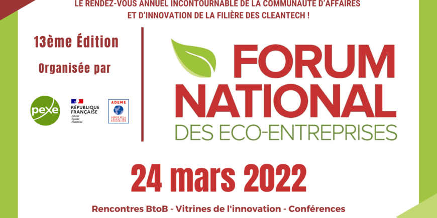 Rendez-vous au forum national des éco-entreprises