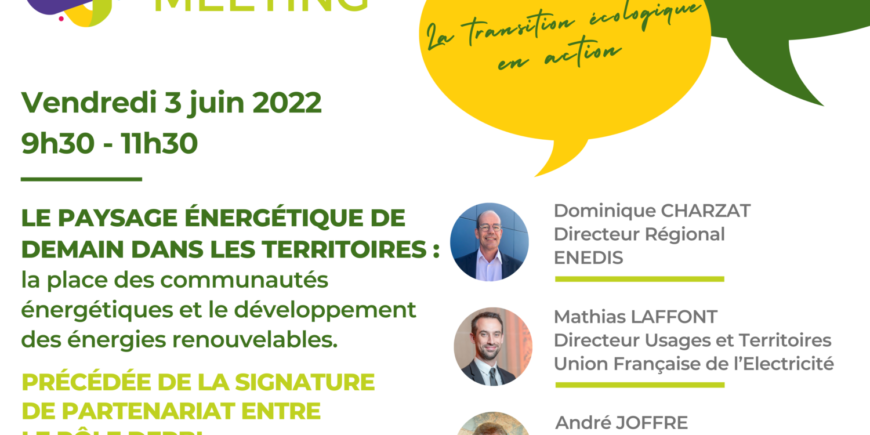 CleanTech Meeting « Le paysage énergétique de demain dans les territoires »