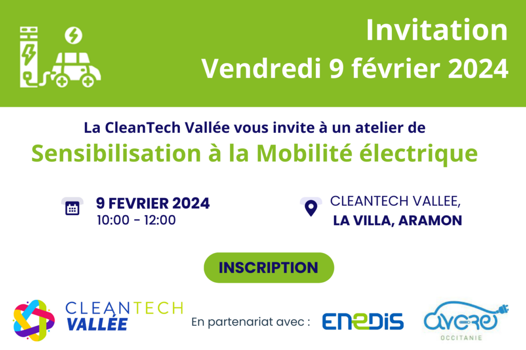 Invitation Atelier Mobilité électrique
