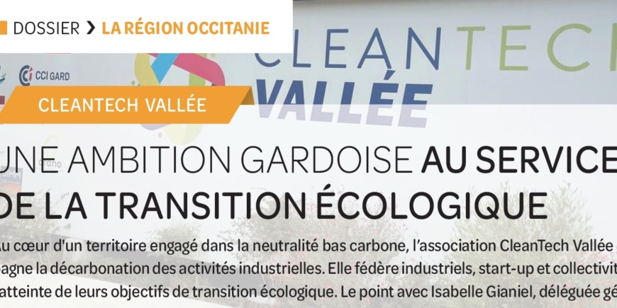 La CleanTech Vallée : une ambition gardoise au service de la transition écologique