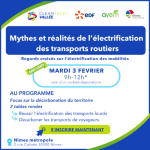 Lire la suite à propos de l’article Rencontre « Mythes et réalités de l&rsquo;électrification des transports routiers »