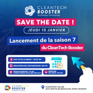Lire la suite à propos de l’article Lancement de la Saison 7 du CleanTech Booster