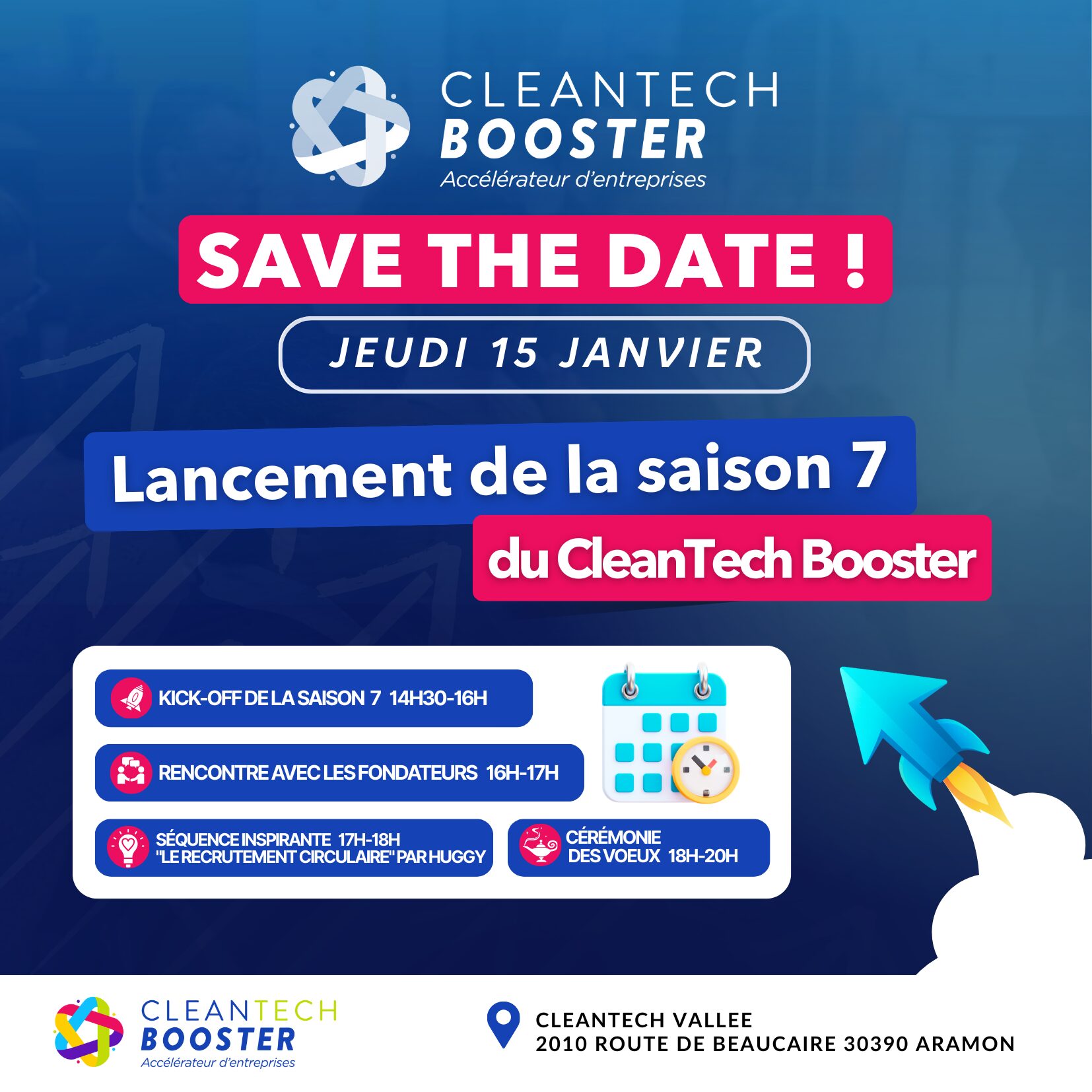 Cleatch Method Lancement de la Saison 7 du CleanTech Booster | CleanTech Vallée