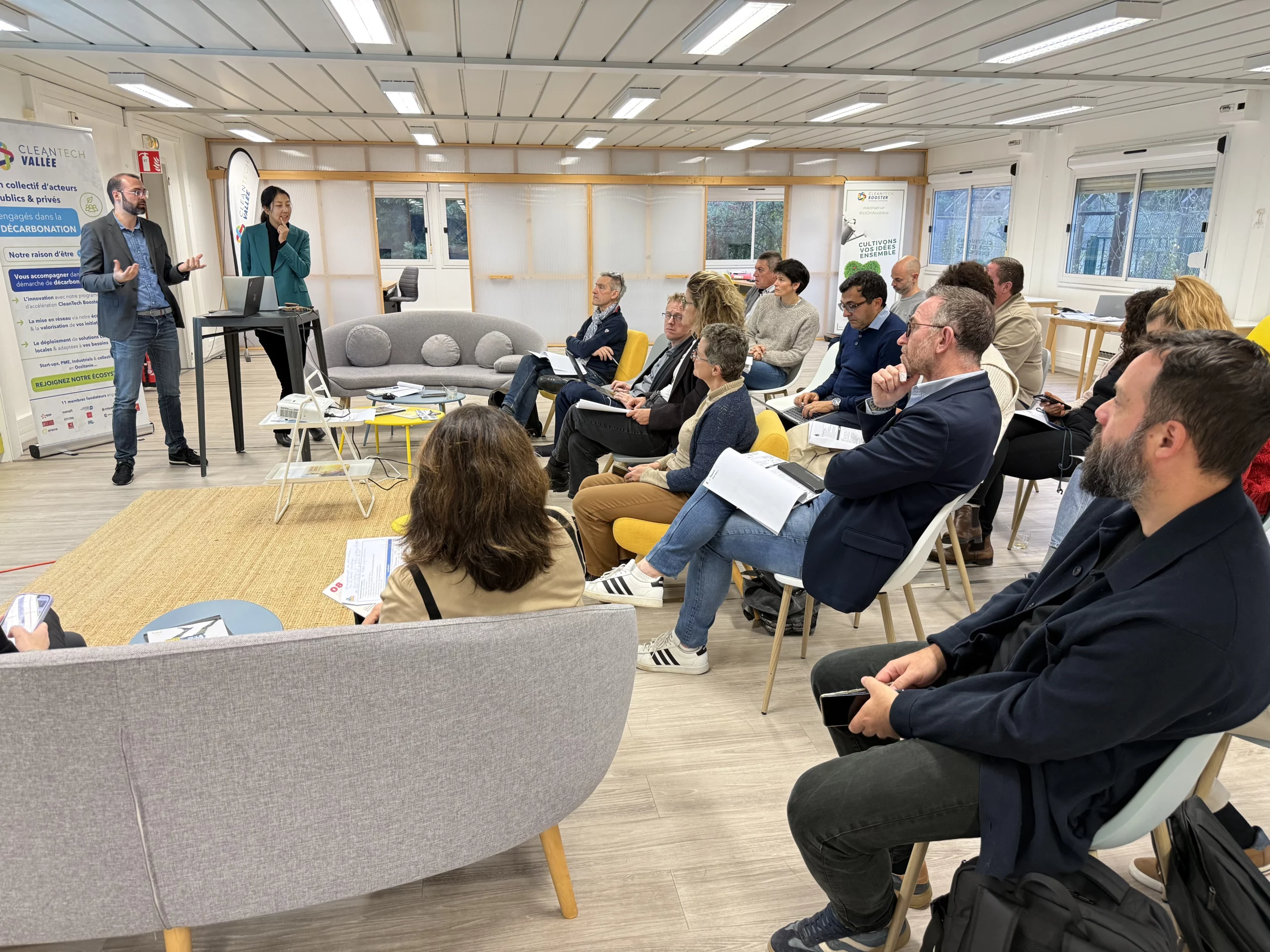 Pitch devant jury Cleantech Booster