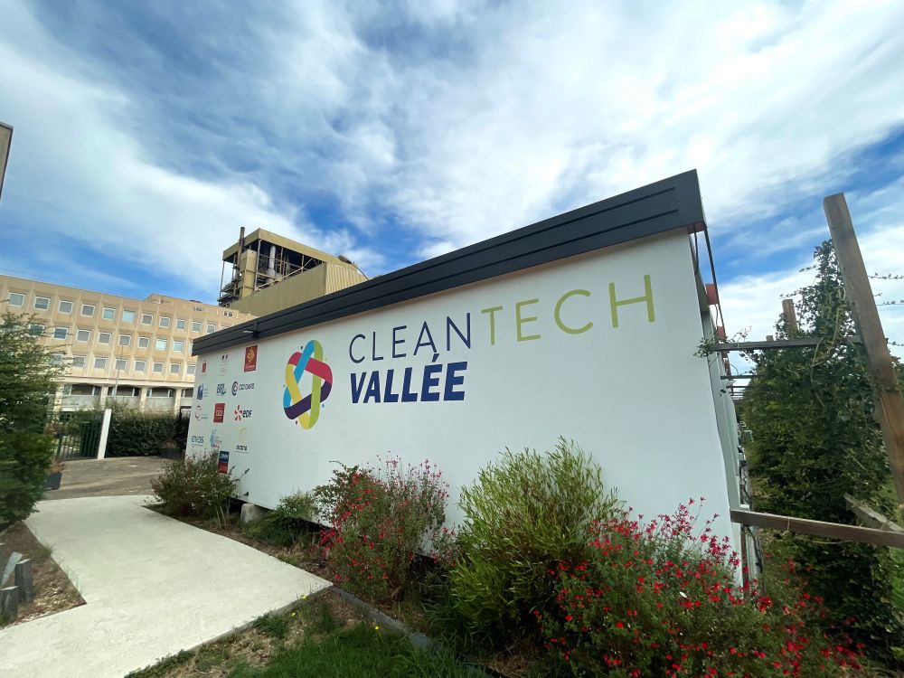 Vue extérieure des locaux de la CleanTech Vallée