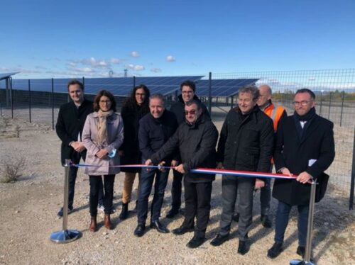 Inauguration parc photovoltaïque Laudun